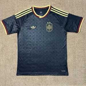Spain 2026 Black 2 Stars Jersey - Fan Version