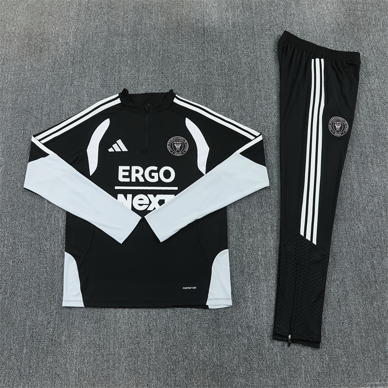 Inter Miami 26/27 Half-zip Black Training Kit - Image 2