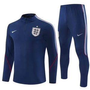England 26/27 Half-zip Blue Training Kit