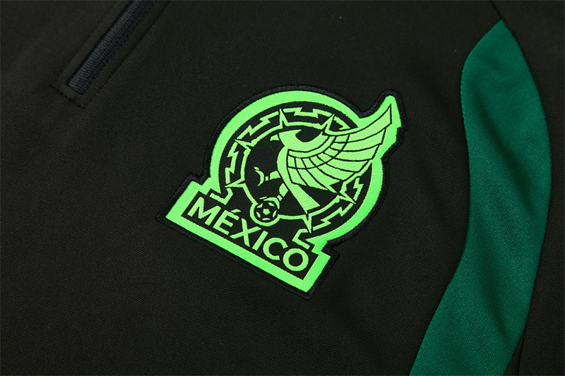 Mexico 26/27 Half-zip Black Training Kit - Image 4