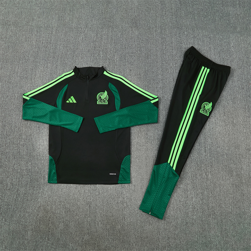 Mexico 26/27 Half-zip Black Training Kit - Image 2