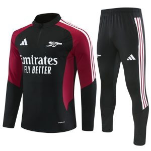 Arsenal 26/27 Half-zip Black Red Training Kit