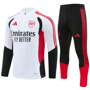 Arsenal 26/27 Half-zip White Training Kit