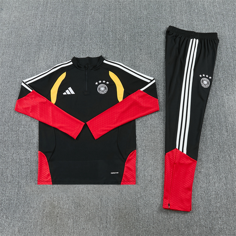 Germany 26/27 Half-zip Black Training Kit - Image 2