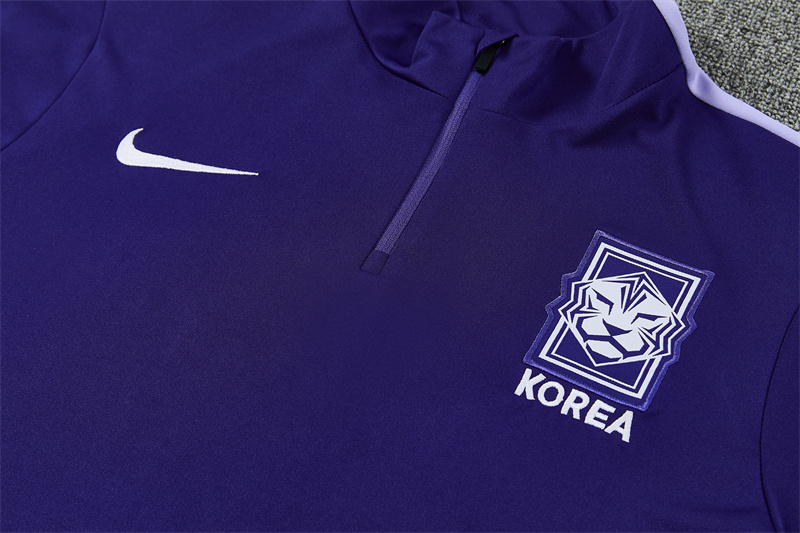 Korea 26/27 Half-zip Purple Training Kit - Image 4