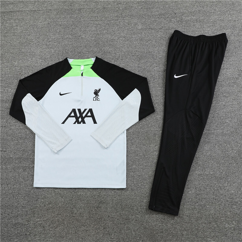 Liverpool 23/24 Half-zip Gray Training Kit - Image 2