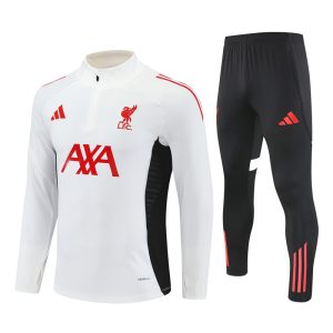 Liverpool 25/26 Half-zip White Training Kit