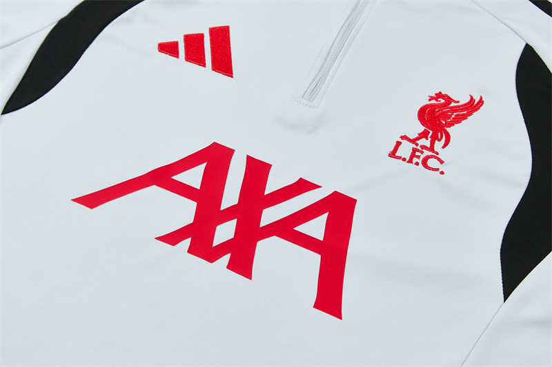 Liverpool 26/27 Half-zip Gray Training Kit - Image 4