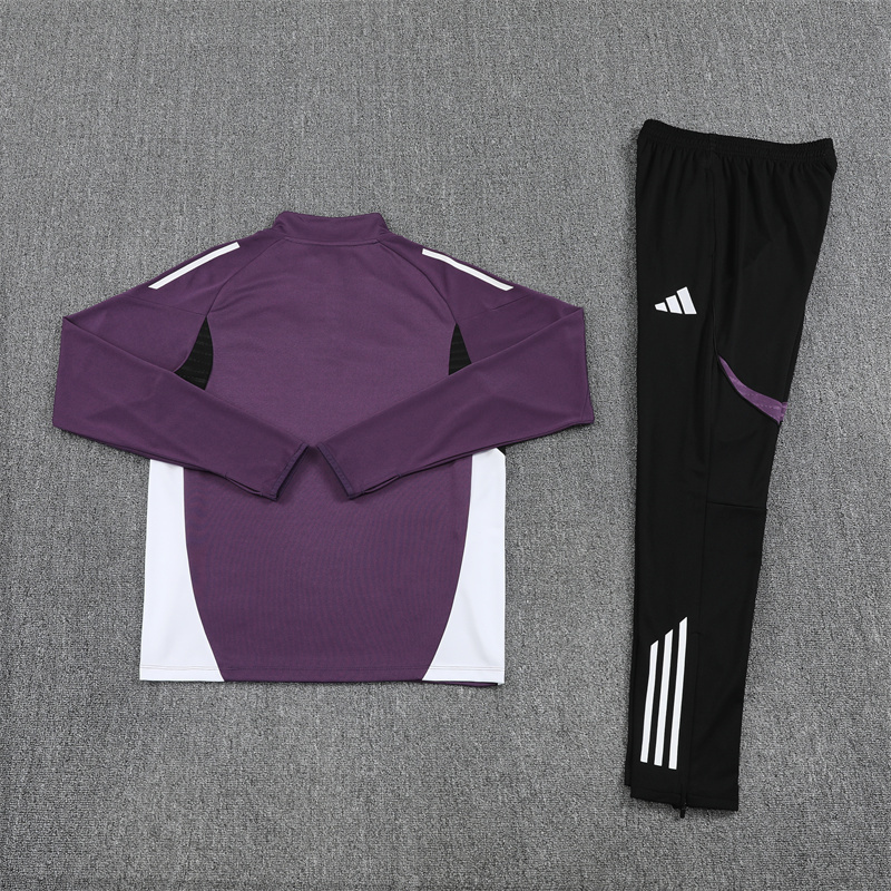 Manchester United 25/26 Half-zip Purple Training Kit - Image 3