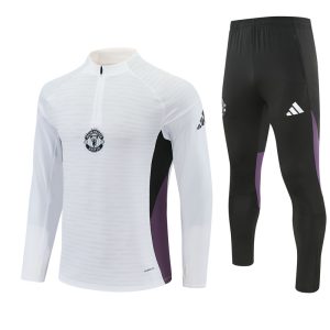 Manchester United 25/26 Half-zip White Player Version Training Kit
