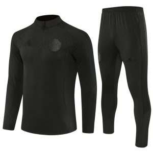 Manchester United 26/27 Half-zip All Black Training Kit