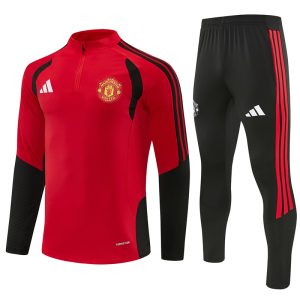 Manchester United 26/27 Half-zip Red Collar Training Kit