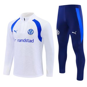 Marseille 26/27 Half-zip White Training Kit