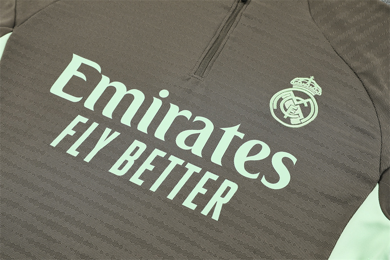 Real Madrid 25/26 Half-zip Gray Player Version Training Kit - Image 5