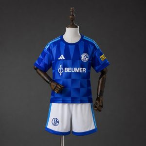 Schalke 04 26/27 Home Jersey - Kids Kit