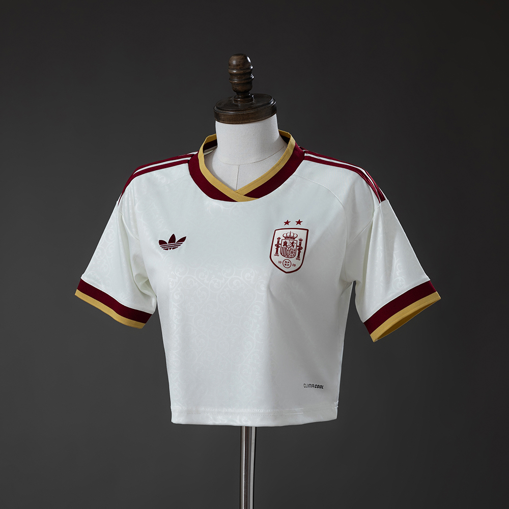 Spain 2026 Away 2 Stars Cropped Jersey - Women's