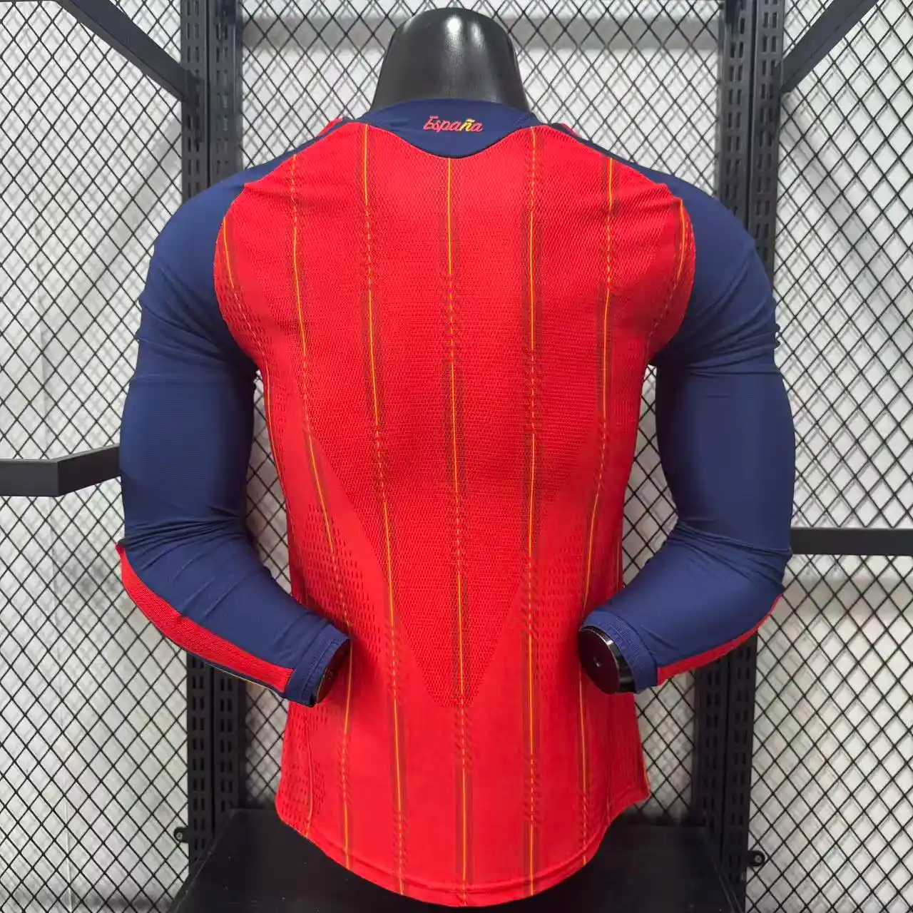 Spain 2026 Home 2 Stars Jersey - Long Sleeves Player Version - Image 4